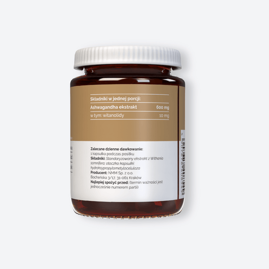 Vitaler's Adaptogeny Ashwagandha 600 mg - 60 kapsułek