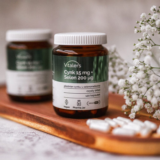 Vitaler's Minerały Cynk 15 mg + Selen 200 mcg - 120 kapsułek