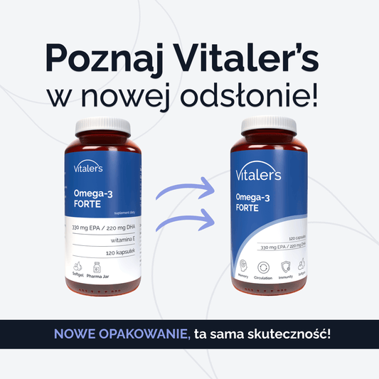 Vitaler's Omega Omega-3 FORTE 1000 mg - 120 kapsułek