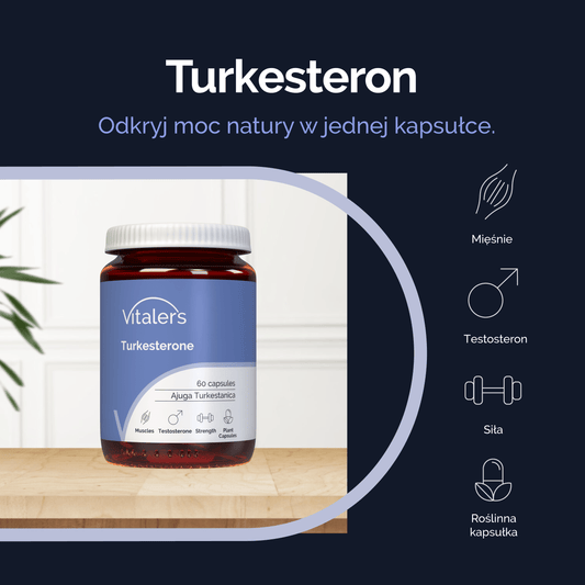 Vitaler's Ekstrakty Turkesterone - 60 kapsułek