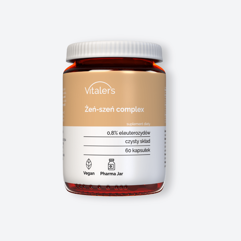 Vitaler's Adaptogeny Żeń-szeń Complex - 60 kapsułek