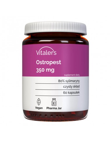 Vitaler's Milk Thistle (Ostropest plamisty) 350 mg - 60 kapsułek