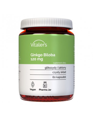 Vitaler's Ginkgo Biloba (Miłorząb japoński) 120 mg - 60 kapsułek