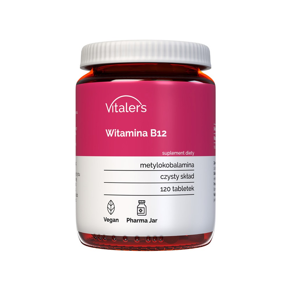 Vitaler's Witamina B12 - 120 Tabletek | Mocna, Duża Dawka