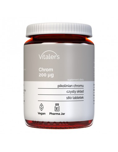 Vitaler's Chromium (Chrom) 200 µg - 180 tabletek