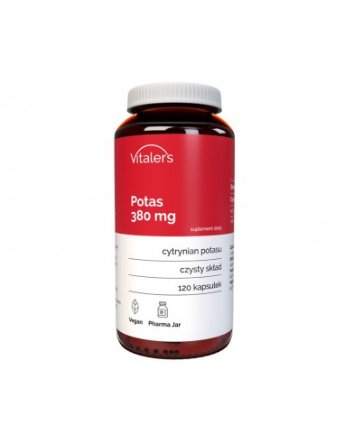Vitaler's Potas 380 mg - 120 kapsułek