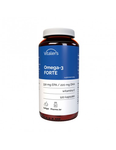 Vitaler's Omega-3 FORTE 1000 mg - 120 kapsułek żelowych