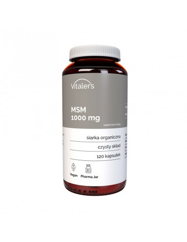 Vitaler's MSM Siarka organiczna 1000 mg - 120 tabletek