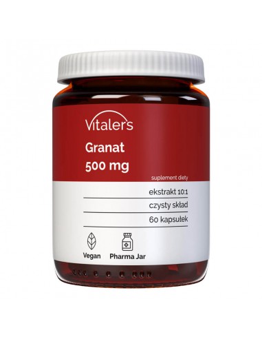 Vitaler's Pomagranate (Granat) 500 mg - 60 kapsułek