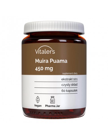 Vitaler's Muira Puama 450 mg - 60 kapsułek