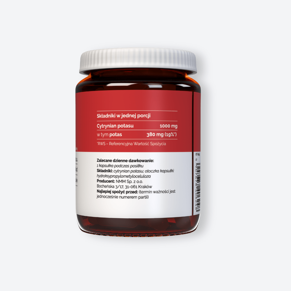 Vitaler's Cytrynian Potasu 380 mg - 60 kapsułek