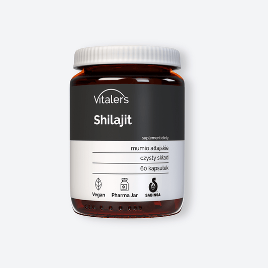 Vitaler's Shilajit (Mumio ałtajskie) 400 mg - 60 kapsułek