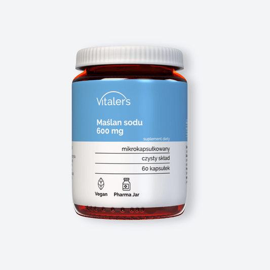 Vitaler's Maślan sodu 600 mg - 60 kapsułek