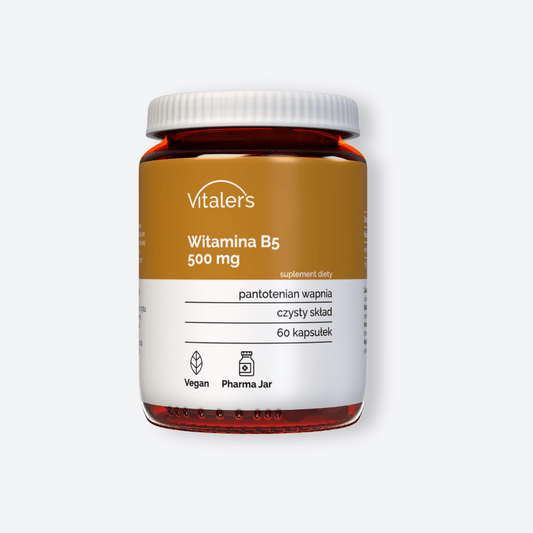 Vitaler's Witamina B5 500 mg (Kwas Pantotenowy) - 60 kapsułek