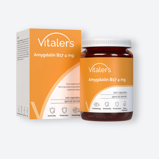 Vitaler's Ekstrakty Amigdalin B17 4 mg - 120 kapsułek