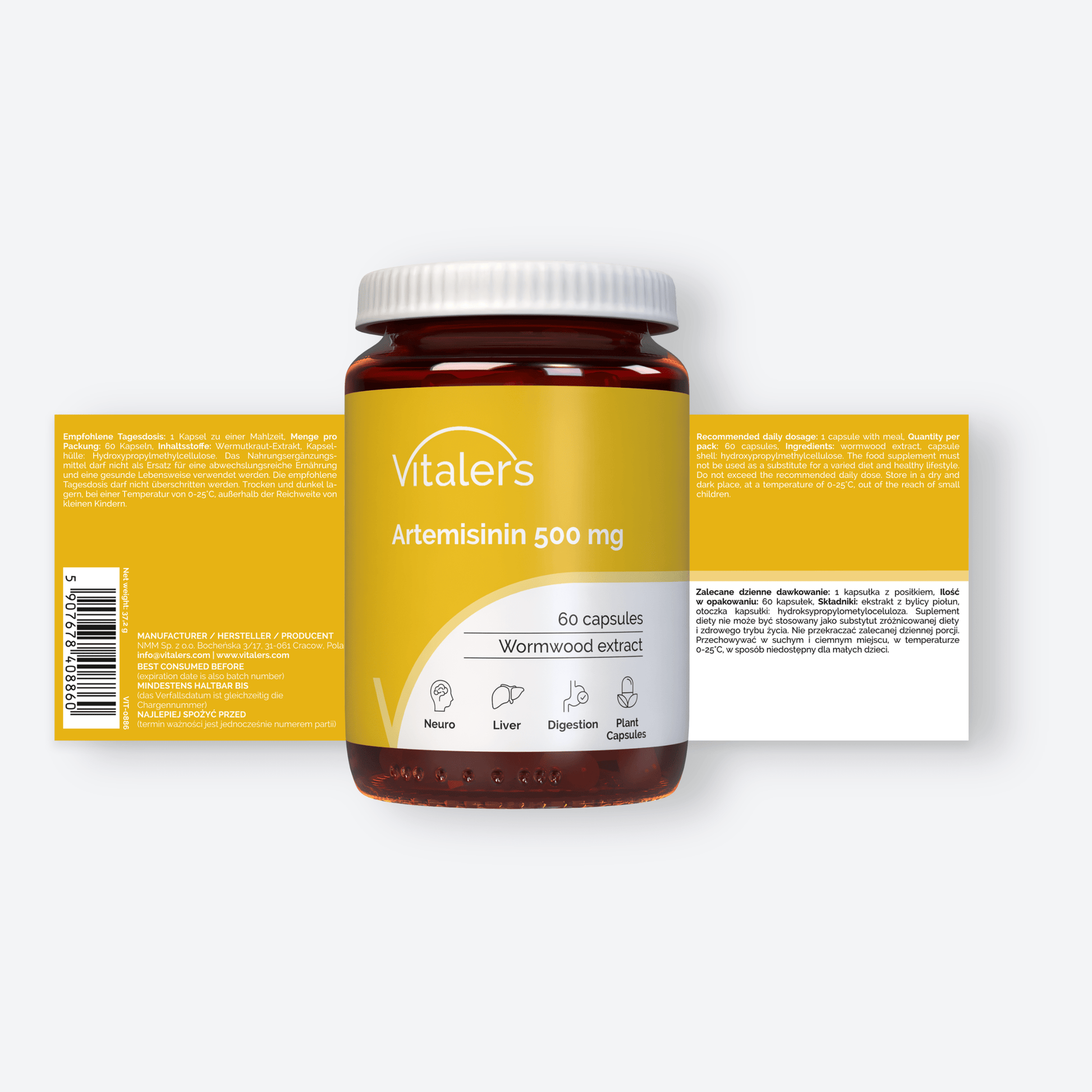 Vitaler's Ekstrakty Artemizyna 400 mg - 60 kapsułek