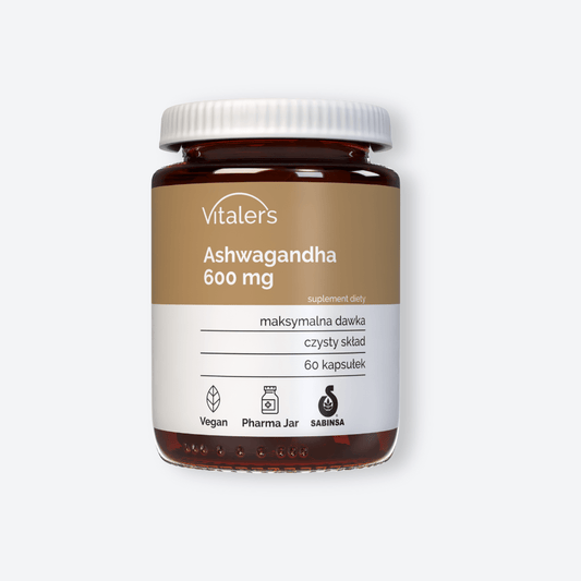 Ashwagandha 600 mg - 60 kapsułek
