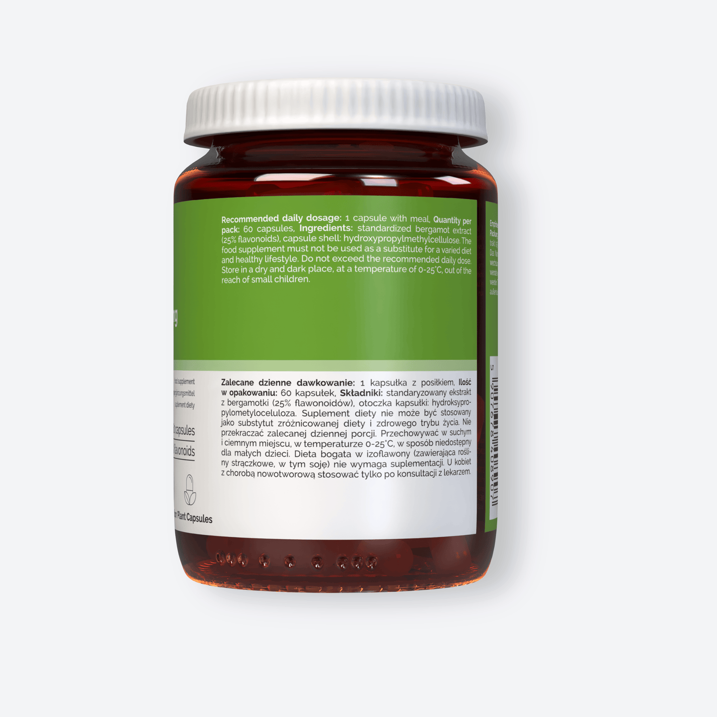 Vitaler's Ekstrakty Bergamotka 500 mg - 60 kapsułek