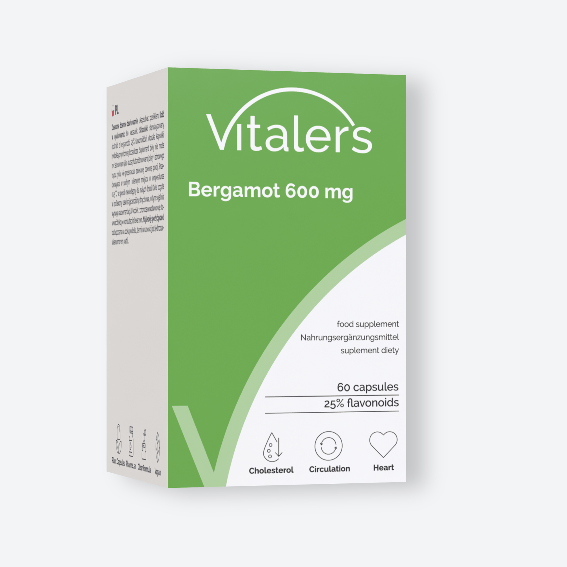 Vitaler's Ekstrakty Bergamotka 500 mg - 60 kapsułek