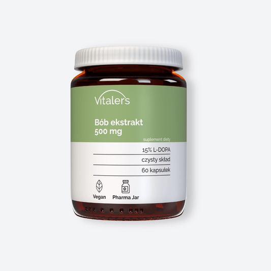 Bób Ekstrakt (L-DOPA) 500 mg - 60 kapsułek