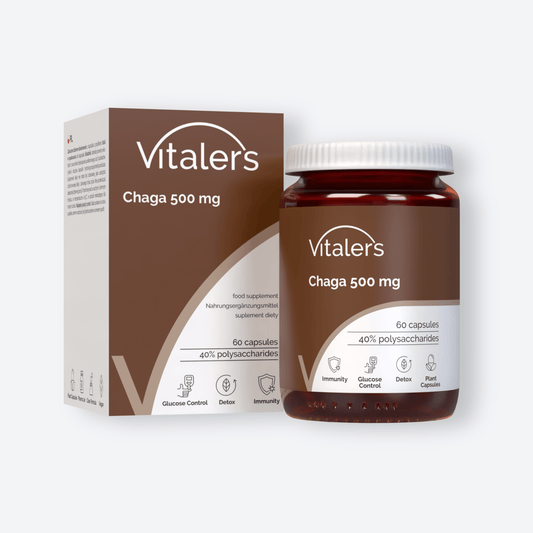 Vitaler's Ekstrakty Chaga 500 mg - 60 kapsułek