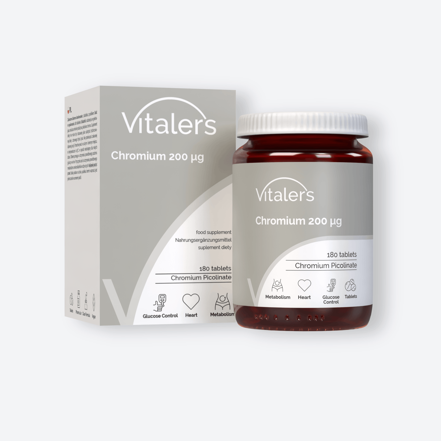 Vitaler's Minerały Chrom 200 mcg - 180 tabletek