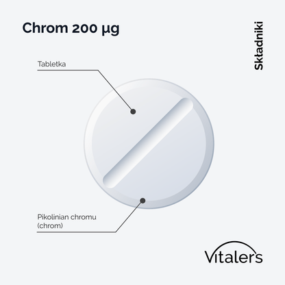 Vitaler's Minerały Chrom 200 mcg - 180 tabletek