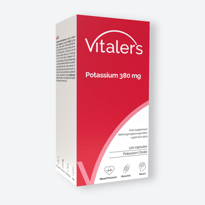 Vitaler's Minerały Cytrynian Potasu 380 mg - 120 kapsułek