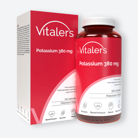 Vitaler's Minerały Cytrynian Potasu 380 mg - 120 kapsułek