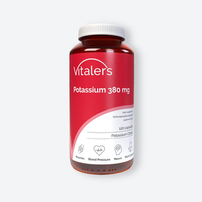 Vitaler's Minerały Cytrynian Potasu 380 mg - 120 kapsułek