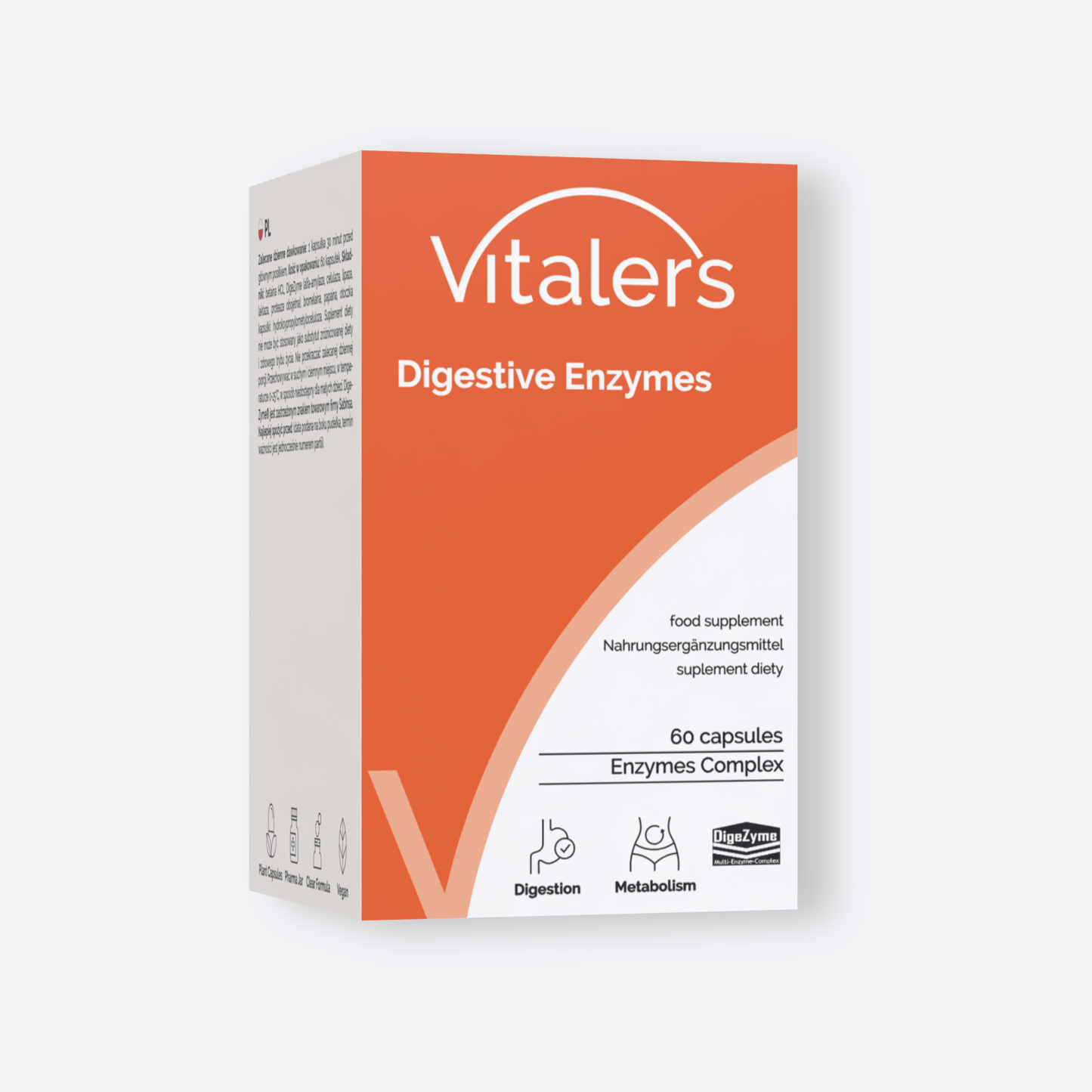 Vitaler's Enzymy Enzymy Trawienne - 60 kapsułek