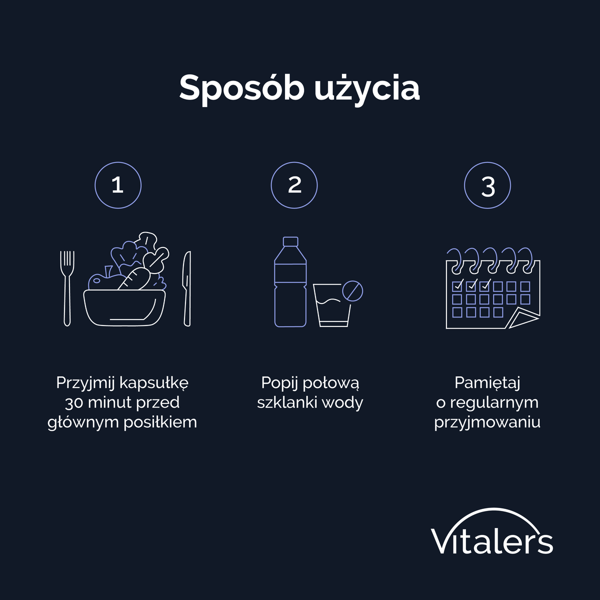 Vitaler's Enzymy Enzymy Trawienne - 60 kapsułek