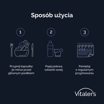 Vitaler's Enzymy Enzymy Trawienne - 60 kapsułek