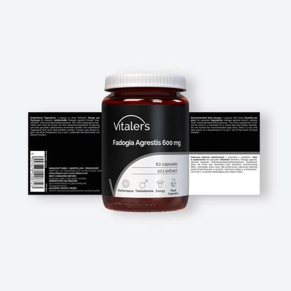 Vitaler's Ekstrakty Fadogia agrestis 600 mg - 60 kapsułek