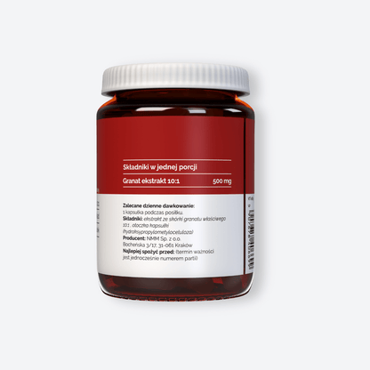 Granat 500 mg - 60 kapsułek