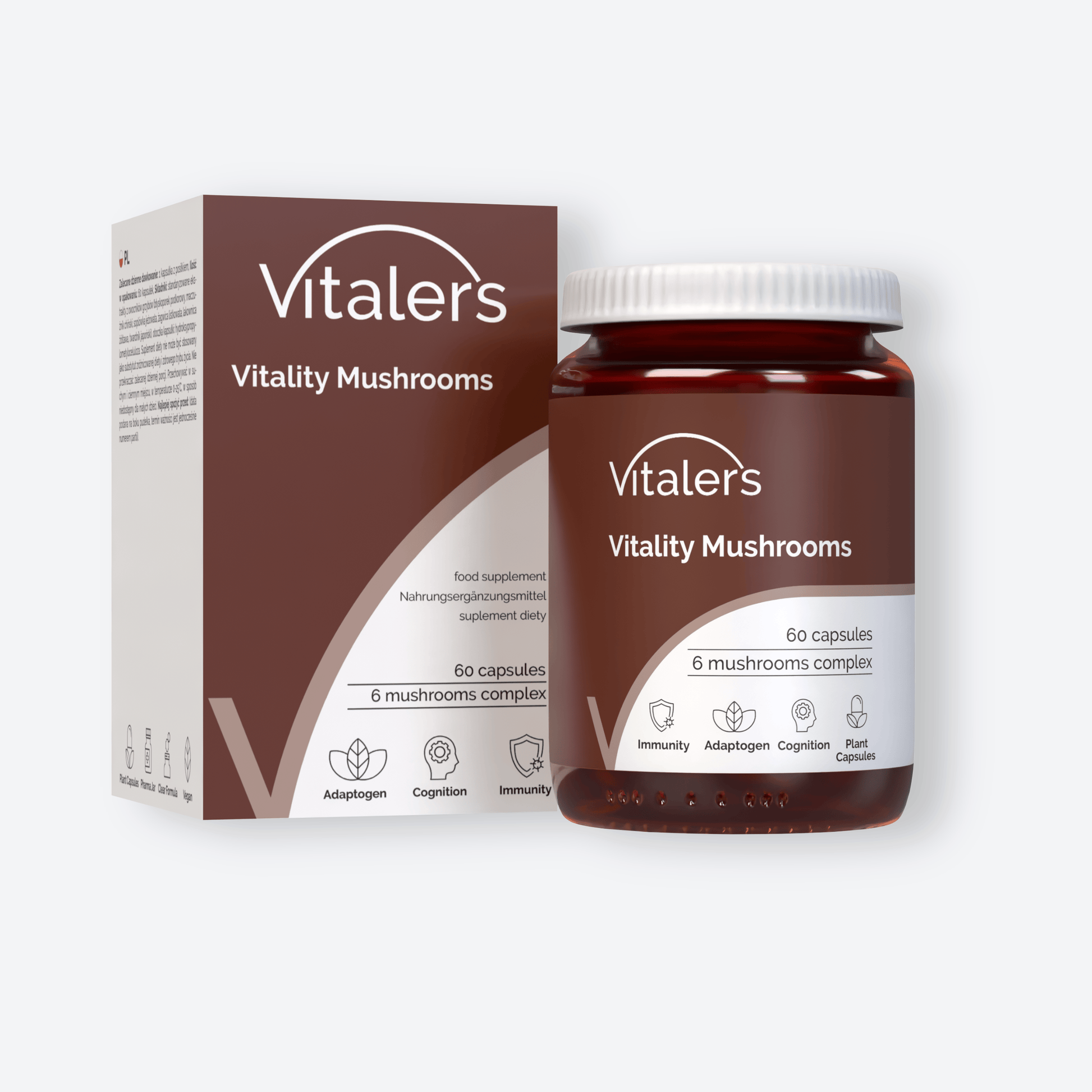 Vitaler's Ekstrakty Grzyby witalne - 60 kapsułek