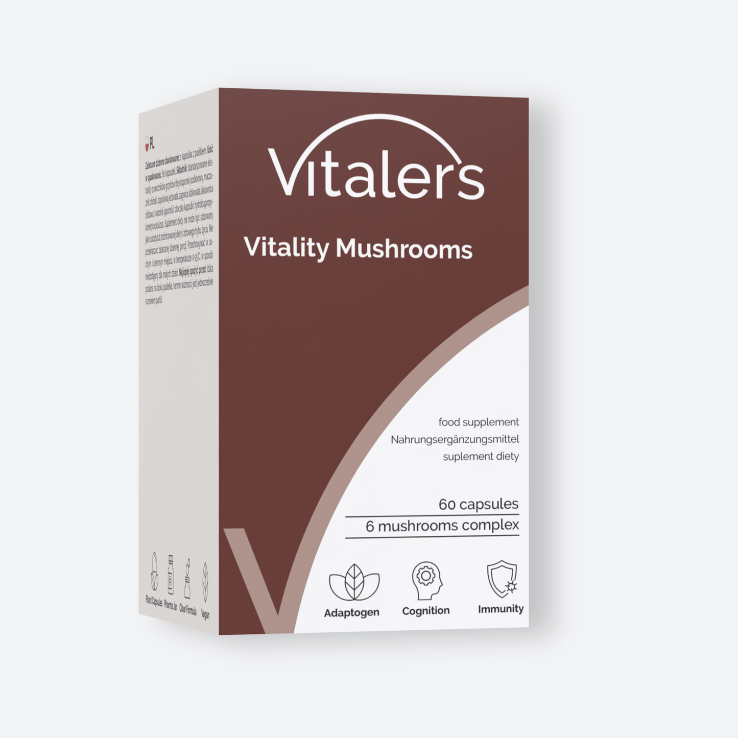 Vitaler's Ekstrakty Grzyby witalne - 60 kapsułek