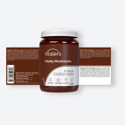 Vitaler's Ekstrakty Grzyby witalne - 60 kapsułek