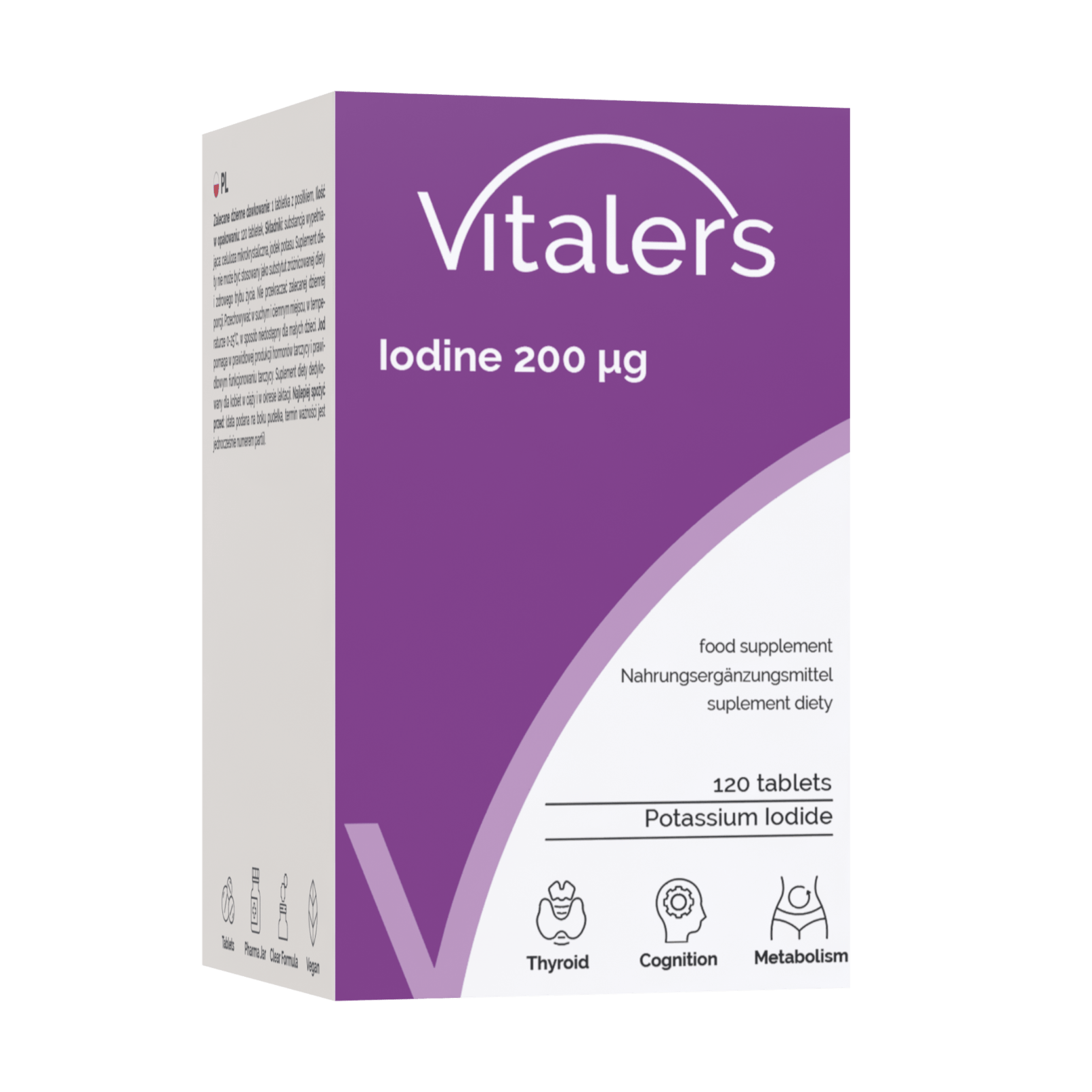 Vitaler's Minerały Jod 200 mcg - 120 tabletek