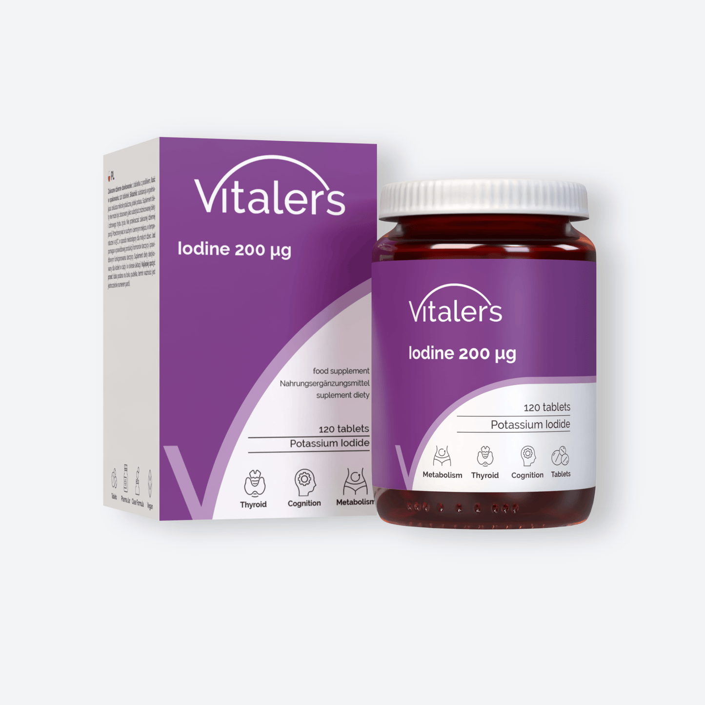 Vitaler's Minerały Jod 200 mcg - 120 tabletek