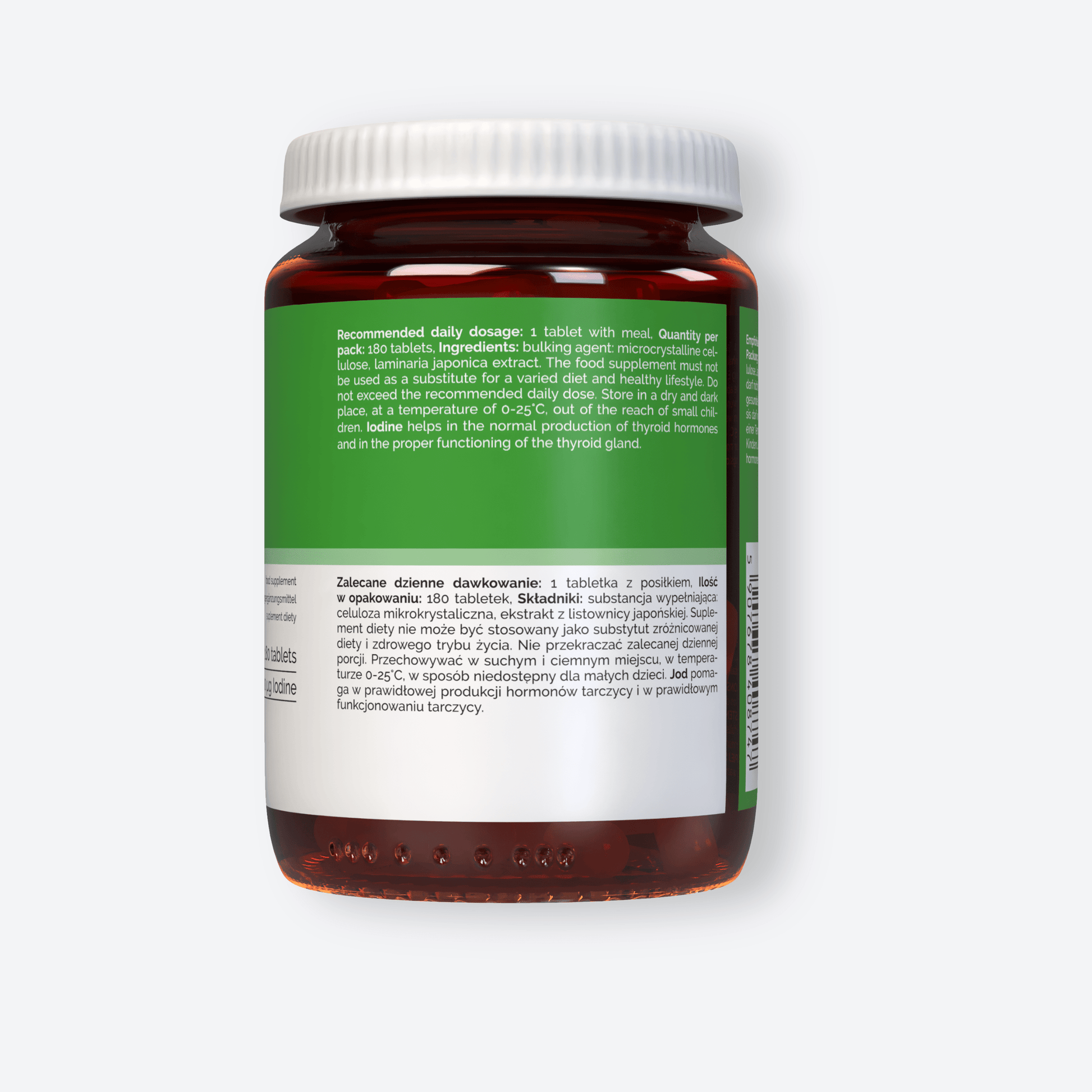 Vitaler's Minerały Kelp 20 mg - 180 tabletek