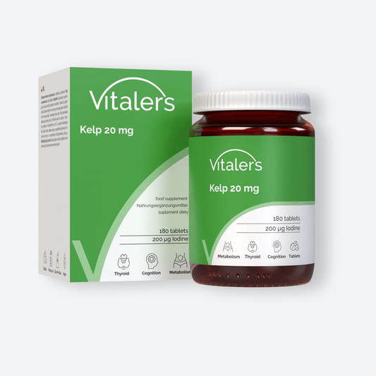Vitaler's Minerały Kelp 20 mg - 180 tabletek