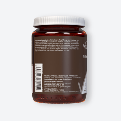 Vitaler's Antyoksydanty Kofeina 200 mg - 120 tabletek