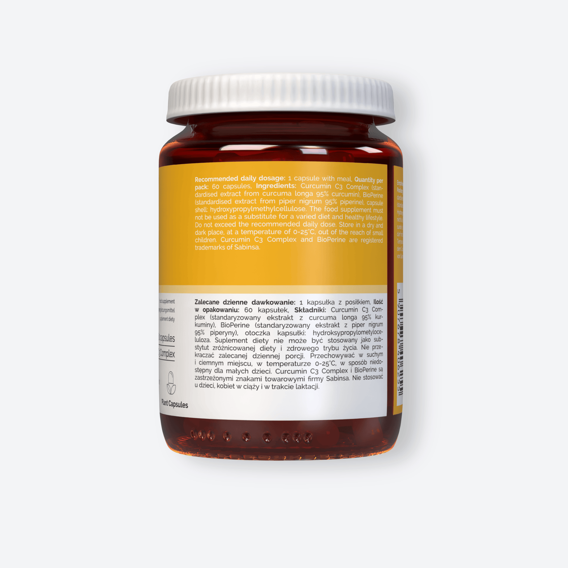 Vitaler's Antyoksydanty Kurkumina + Piperyna - 60 kapsułek