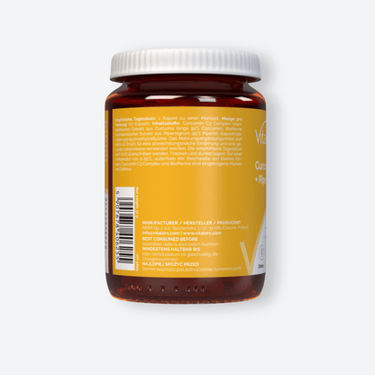 Vitaler's Antyoksydanty Kurkumina + Piperyna - 60 kapsułek