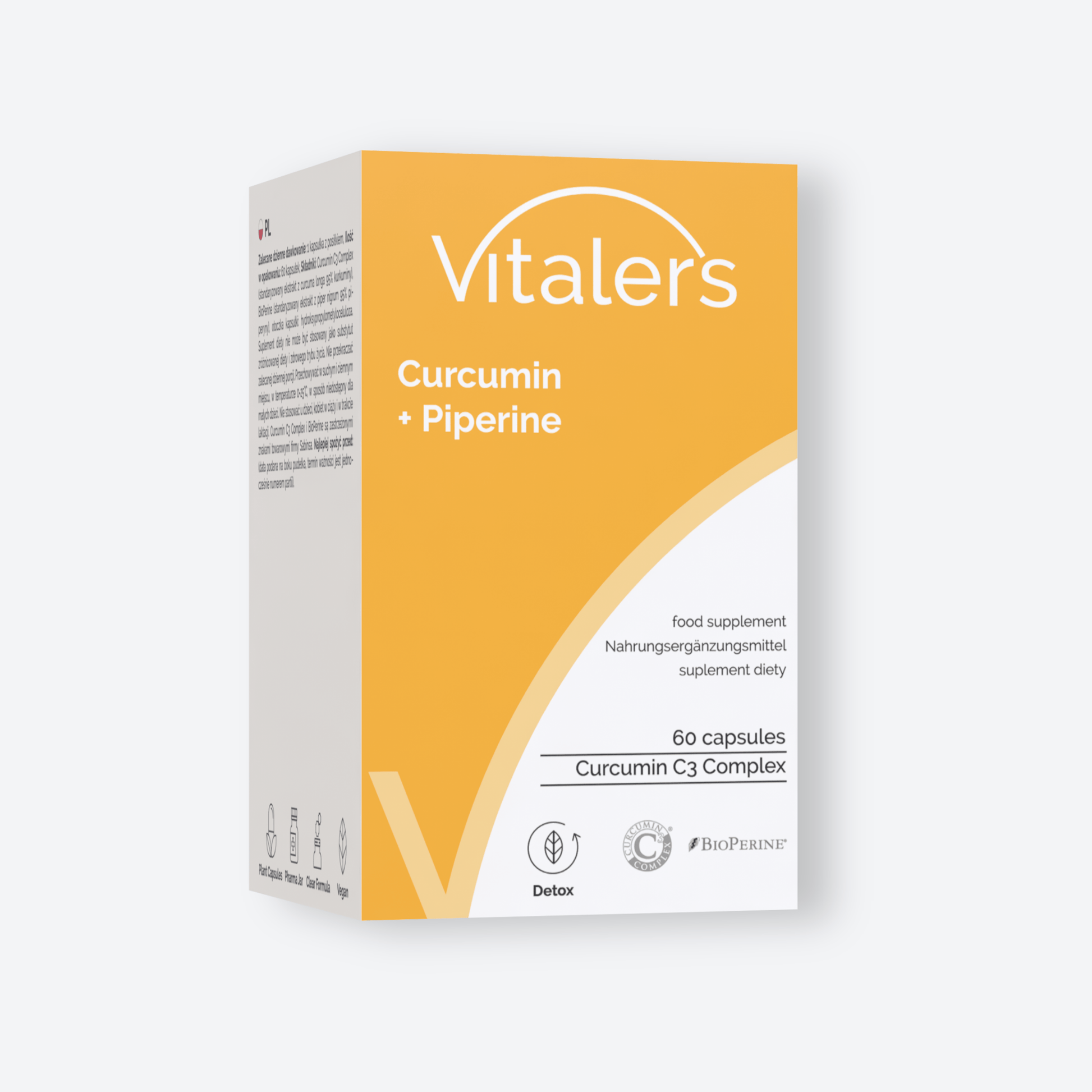 Vitaler's Antyoksydanty Kurkumina + Piperyna - 60 kapsułek