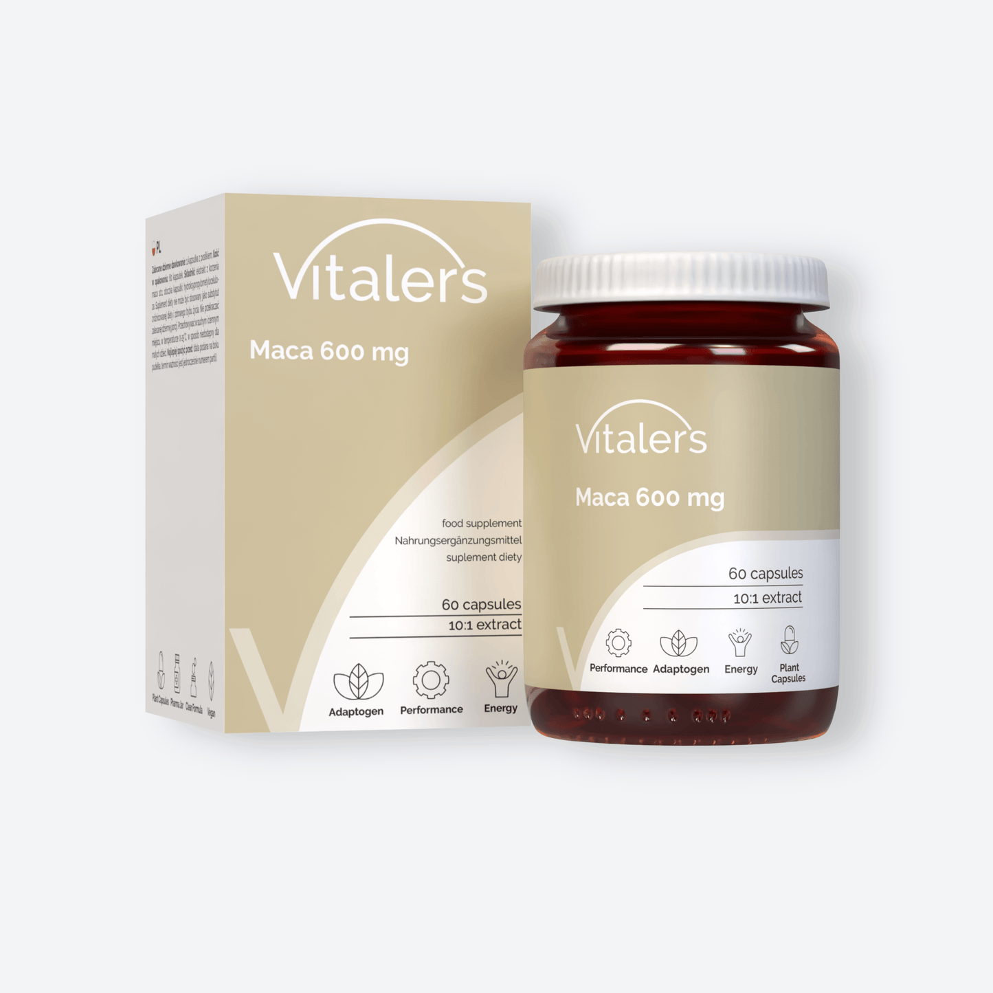Vitaler's Adaptogeny Maca 600 mg - 60 kapsułek