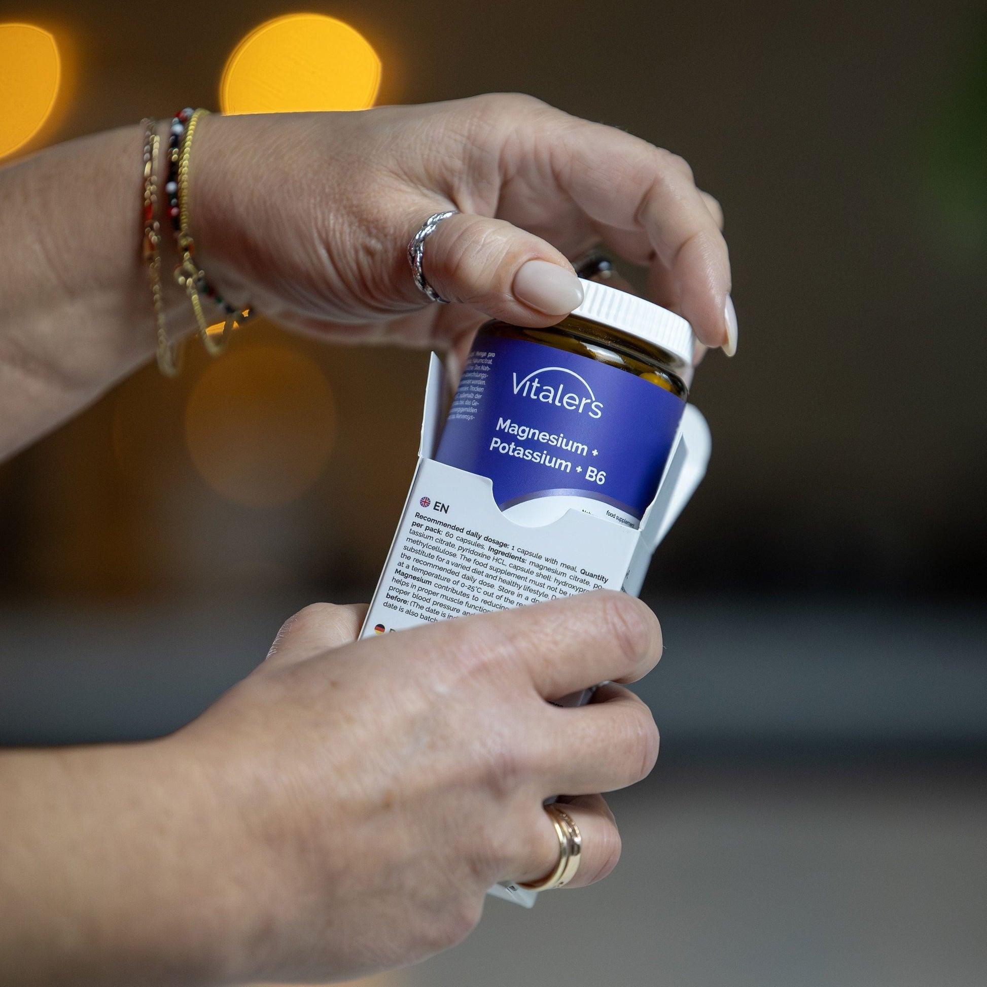 Vitaler's Minerały Magnez 100 mg + Potas 150 mg + Witamina B6 6 mg - 60 kapsułek