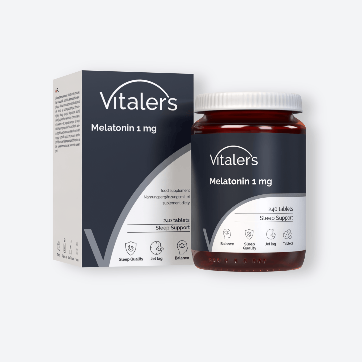 Vitaler's Specjalistyczne Melatonina 1 mg - 240 tabletek
