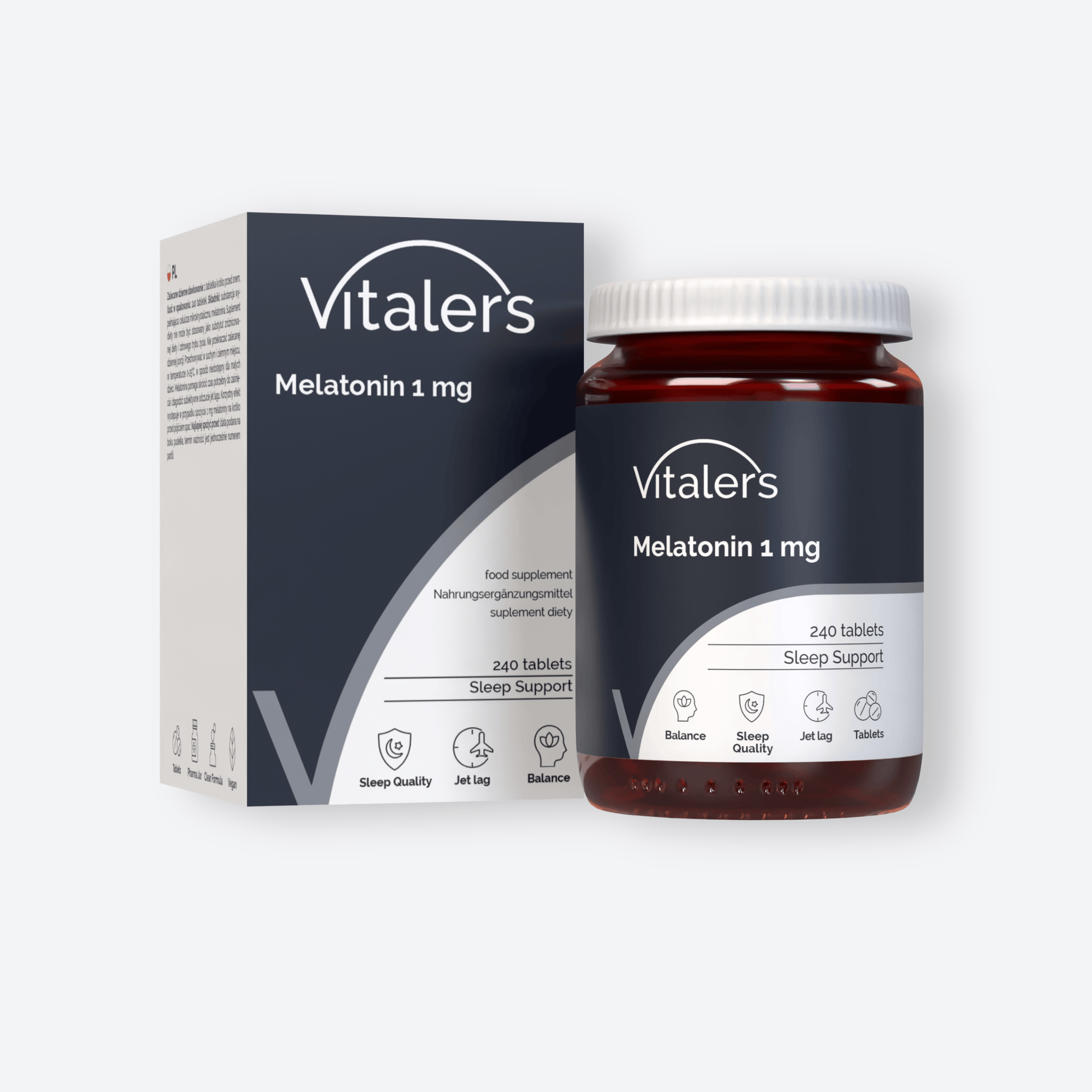 Vitaler's Specjalistyczne Melatonina 1 mg - 240 tabletek